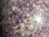 Purple and White Lepidolite Detail