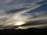 Sun through Wispy Clouds