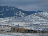 Dusted Landscape and Haystacks