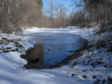 View along a Frozen Pond