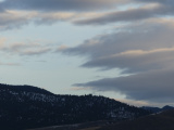 Foothills in April at Sunset