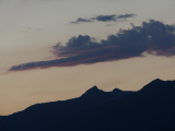 Purple Clouds and Mountains