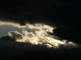 Clouds through a Gap in the Clouds