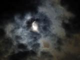 Eclipse through Clouds (Middle)