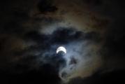 Eclipse through Clouds (Late)