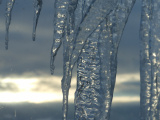 Icicles at Sunrise