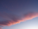 Moon over Sunset Clouds