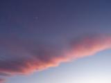 Moon over Sunset Clouds