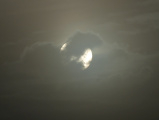 Solar Disc through Clouds