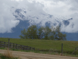 Trees, Clouds, and Mountains