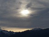 Sun through Silvery Clouds