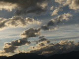 Puffy Clouds in an October Sunset