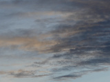 Dappled Clouds at Sunset