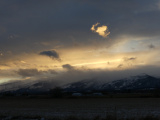 Foreground Cloud in Sunlight