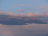 Blue Sky above Dusty Rose Sky
