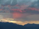 Red Spot in the Clouds