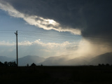 Glowing Sun and Rain