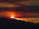 August Sun at Sunset