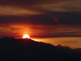 August Sun at Sunset