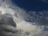 Blue Sky and Dotted Clouds
