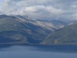 Fog below Sunlit Mountains