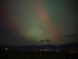 Red and Green Aurora