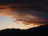 Mountains, Clear Sky and Clouds