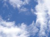 Moon and Venus among the Clouds