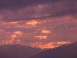 Purple Light on Mountains
