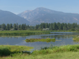 Water and Hazy Mountains