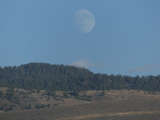 Moonrise over Sapphire Mountains