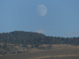 Moonrise over Sapphire Mountains
