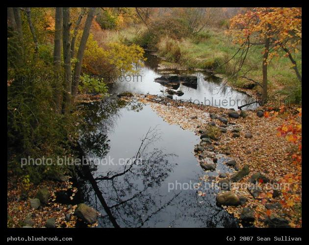 Weston Stream - A stream in Weston MA, in autumn
