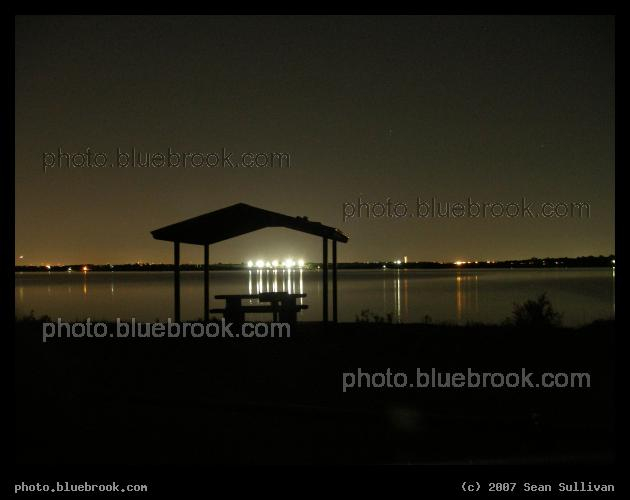 Lakeside Canopy - Nighttime at Murrell Park, on the north shore of Grapevine Lake, Flower Mound TX