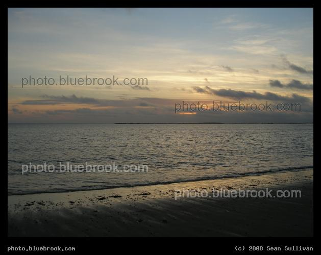 Dawn on the Ocean - Dawn over the Atlantic Ocean.  Revere Beach, Revere MA