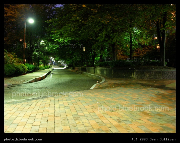 Carleton Street - Night in Boston's Back Bay district