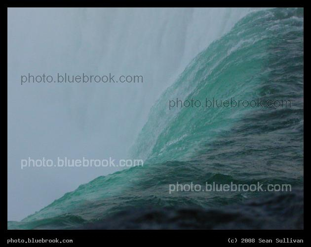 Edge of the World - Close-up view of Horseshoe Falls from the Canadian side, Niagara Falls ON