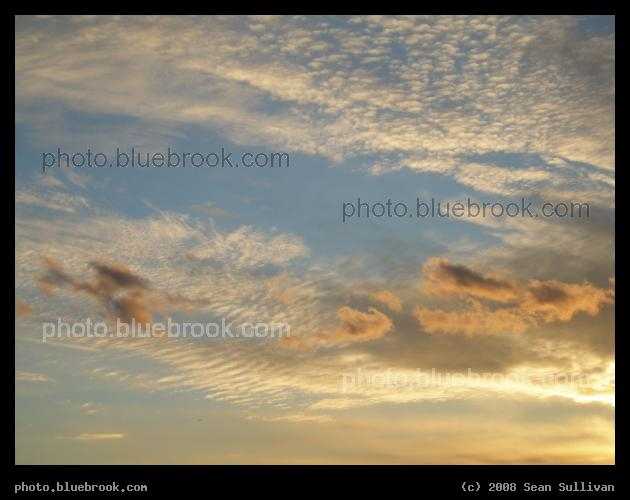 Luminescent Clouds - Evening twilight, Somerville MA