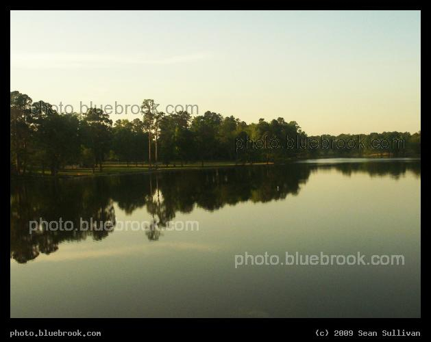 Calm Waters - A lake seen from the 