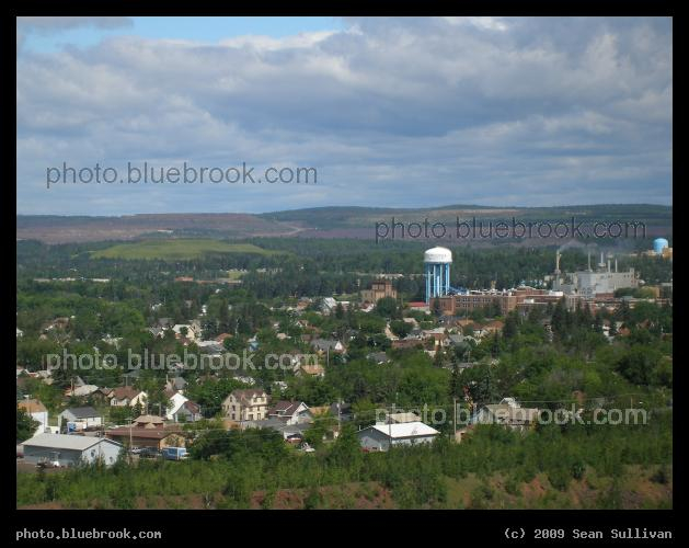 Mesabi Landscape - The town of Virginia MN, as seen from the Hull Rust Mahoning Mine View