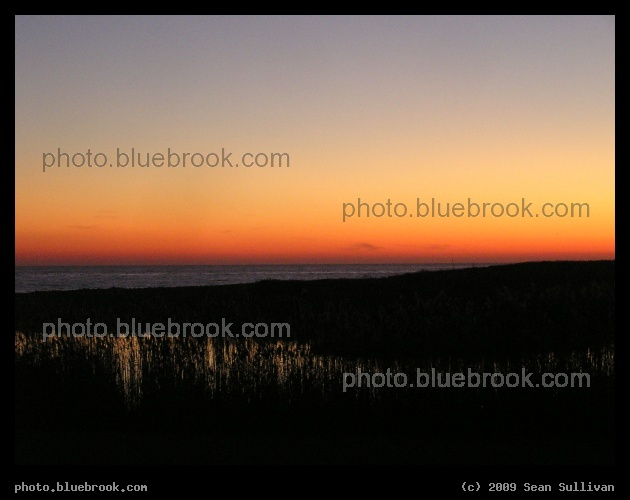 Horizon from Point Judith - The Atlantic Ocean at sunset from Point Judith, Narragansett RI