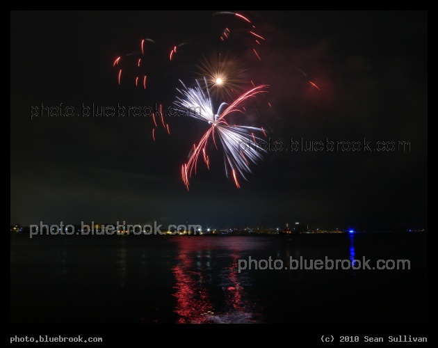 First Night 2010 - Midnight fireworks over Boston Harbor
