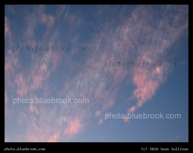Pearly Pink Clouds - Cambridge MA