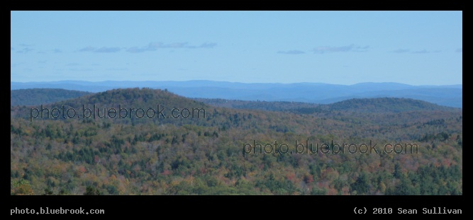 Hillside Panorama - From the Hogback Mountain overlook, Marlboro VT