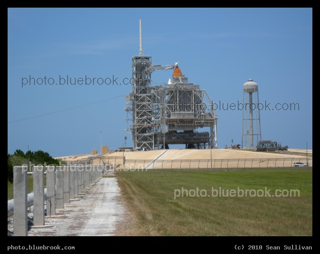 Along the Pipeline - A pipeline at Kennedy Space Center Launch Complex 39, leading to pad 39-A