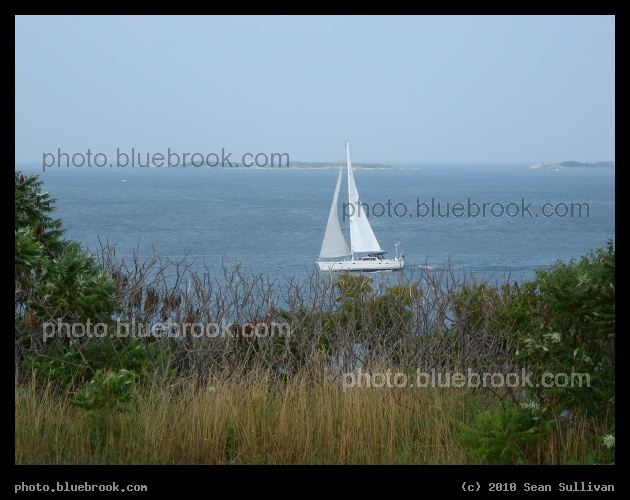 Boat off Georges Island - Boston Harbor Islands National Park