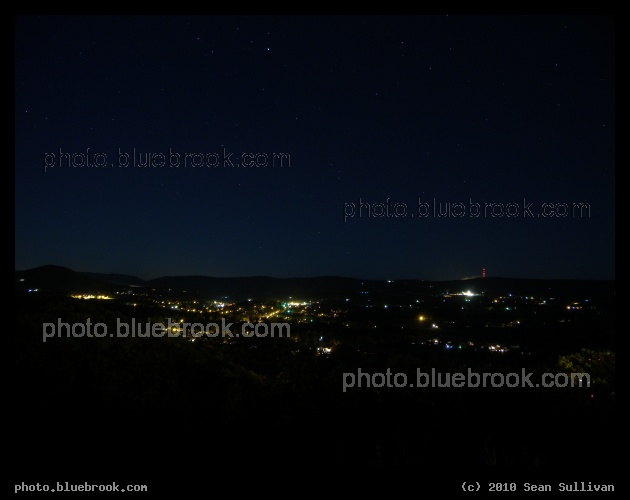 Conygham - Appalachian skyline behind Conygham PA.  Vega is the bright star left of center.