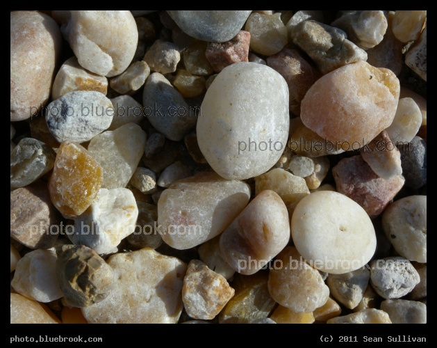 Crawlerway Pebbles - A close-up view of pebbles in the Kennedy Space Center crawlerway near launch pad 39-B