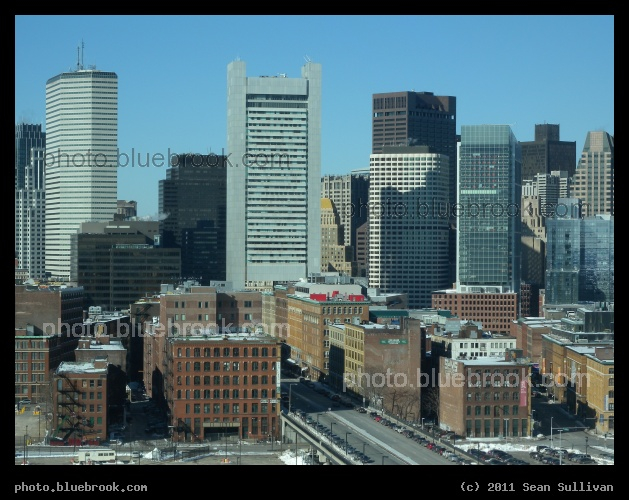 Summer Street - Downtown Boston from the Boston Waterfront district