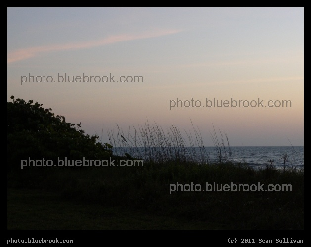 Dawn across the Dunes - Sunrise along the sand dunes beside the Atlantic Ocean, Satellite Beach FL